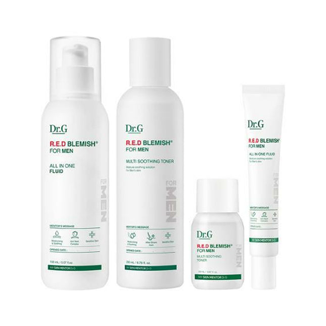 Dr.G Red Blemish for Men Toner/Fluid Set of 2 - Keautiful