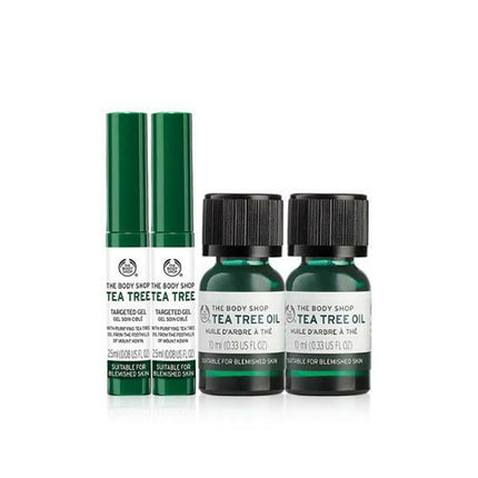 THE BODY SHOP Tea Tree Oil Duo Plan (Tea Tree Oil 10ml*2 + Tea Tree Gel 2.5ml*2)