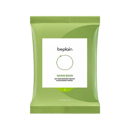beplain Mung Bean pH-Balanced Facial Cleansing Wipes 20 Sheets