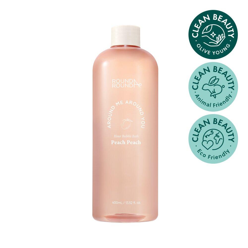 ROUND A'ROUND Hour Bubble Bath [3pm Peach Peach] 400mL