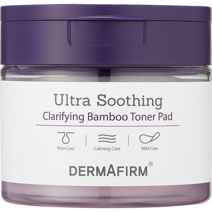 Dermafirm Ultra Soothing Clarifying Bamboo Toner Pad 150ml, 60ea