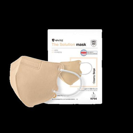 ANYGUARD The Solution Mask KF94 Bird Beak Type Large 1 pcs Beige