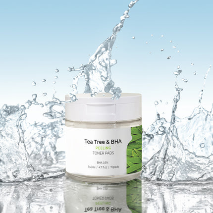 J.Cosmec Tea Tree Toner Pad 140ml, 70 sheets