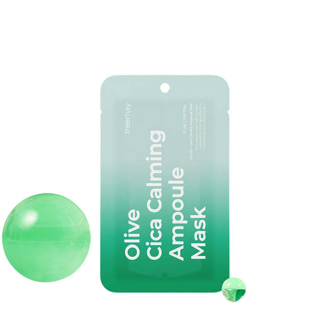 freemay Olive Cica Calming Ampoule Mask Sheet 1P