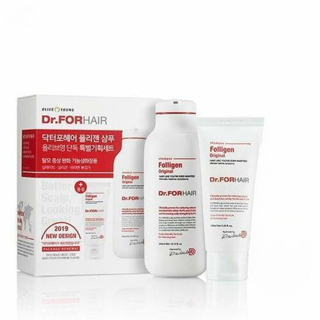 Dr.FORHAIR Folligen Shampoo 300ml + 100ml Special Set