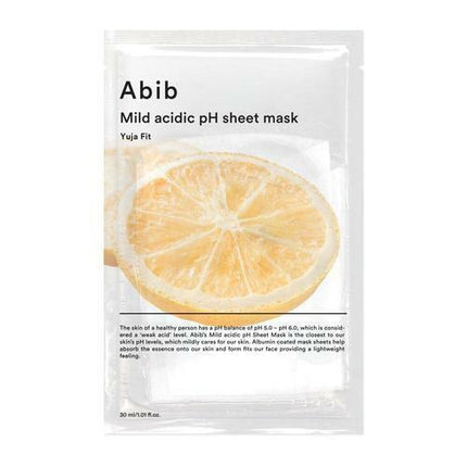 Abib Mild Acidic pH Sheet Mask Yuja Fit 1 Sheet