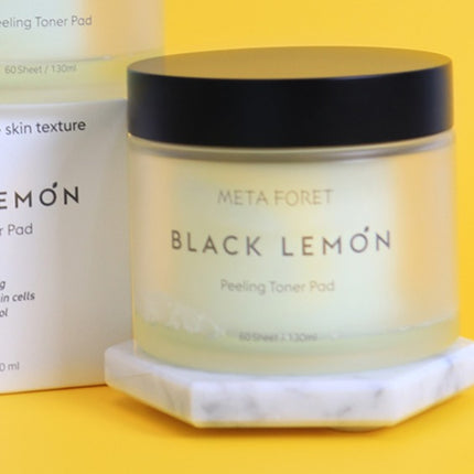 Metaforet Black Lemon Peeling Toner Pad 60p 130ml