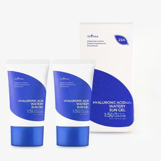 Isntree Hyaluronic Acid Watery Sun Gel Double Set (50mL+50mL)