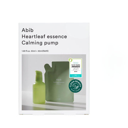 Abib Heartleaf Essence Calming Pump 50mL Refill Special (+50mL)