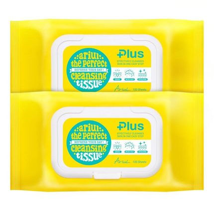 Ariul Stress Relieving Purefull Cleansing Tissue Plus 100 Sheets x 2-Pack