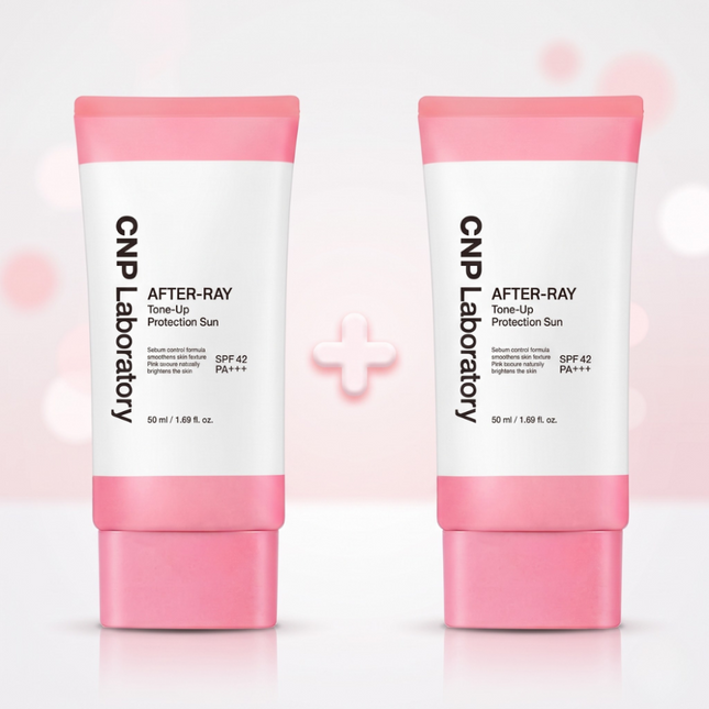 CNP AFTER-RAY Tone Up Protection Sun SPF42 50mL 1+1 Special Set
