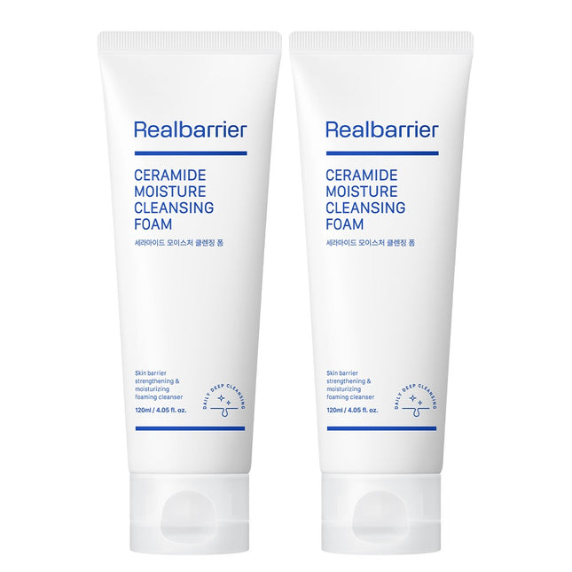Real Barrier Ceramide Moisture Cleansing Foam 120mL Duo Pack