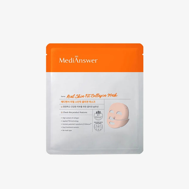 MediAnswer Real Skin Fit Collagen Mask Sheet 1ea