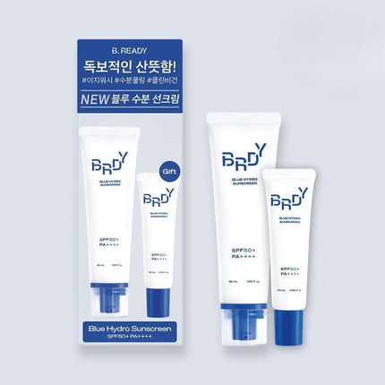 BE READY Blue Hydro Sunscreen 50mL Special Set (+20mL)