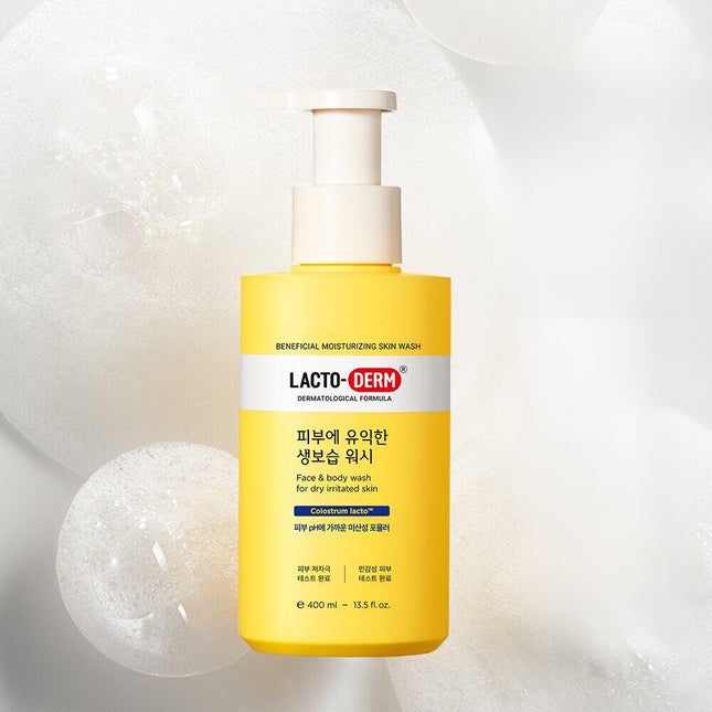 LACTO-DERM Beneficial Moisturizing Skin Wash 400mL