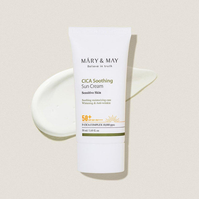 MARY&MAY Cica Soothing Sun Cream SPF50+ PA++++ 50mL
