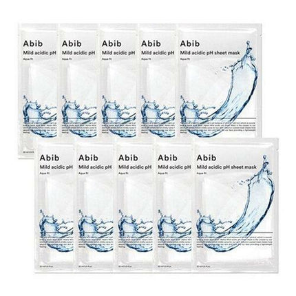 Abib Mild Acidic pH Sheet Mask Aqua Fit 10P