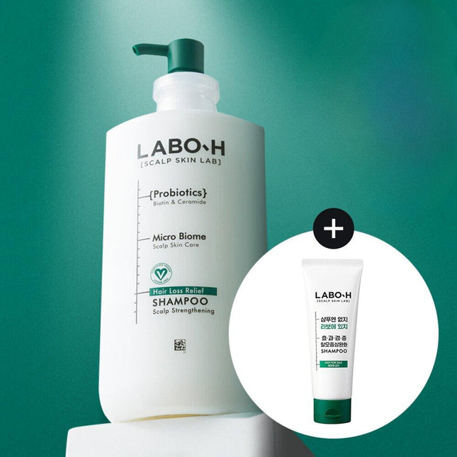 LABO-H Hair Loss Relief Shampoo (Scalp Strengthening) 750mL + 100mL Special Set