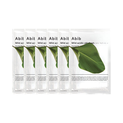 Abib Mild Acidic pH Sheet Mask #Heartleaft Fit 5P+1P Special Set