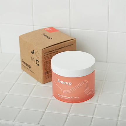 Free Up Brightly Smile Vita Pads 180ml, 80ea