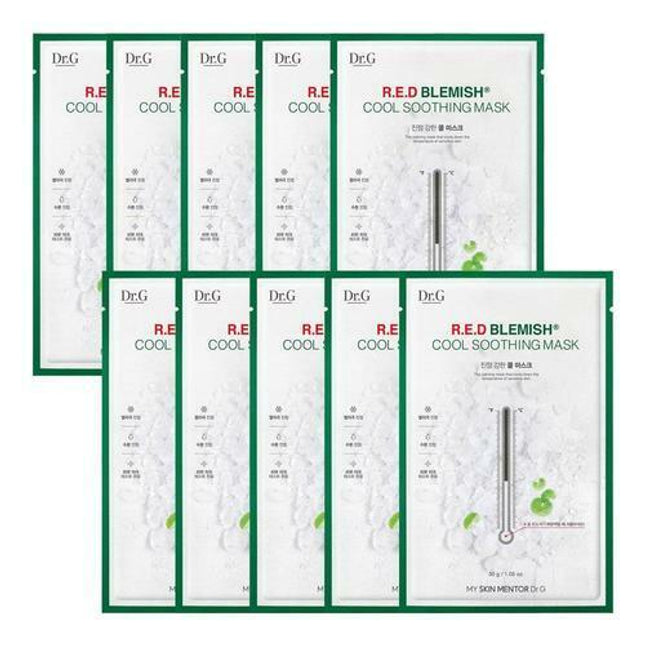 Dr. G Red Blemish Cool Soothing Mask Sheet 10 Sheets