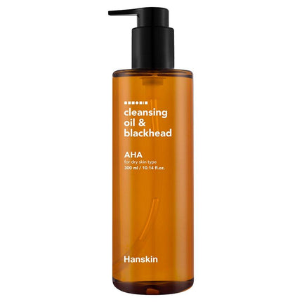 Hanskin Cleansing Oil & Blackhead AHA for Dry Skin 300mL