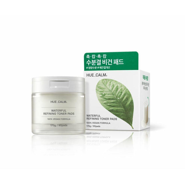 HUE_CALM Waterful Refining Toner Pad 90 Pads