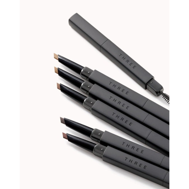 Three Advanced Identity Eyebrow Pencil 0.2g, 04 Dark Brown