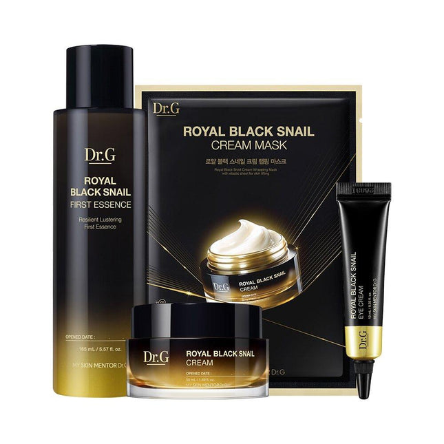 Dr.G Royal Black Snail Special Set (First Essence 165ml+Cream 50ml+Eye