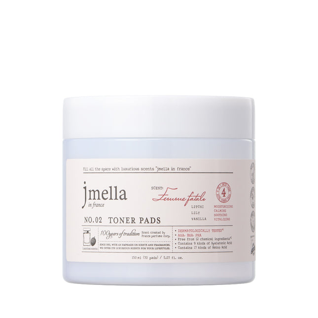 J Mela in France Femme Fatale Toner Pads 70ea
