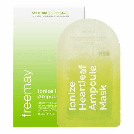 freemay Ionize Heartleaf Ampoule Mask Sheet 10P