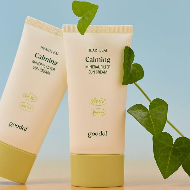 goodal Heartleaf Calming Mineral Filter Sun Cream 50mL 1+1 Special Set