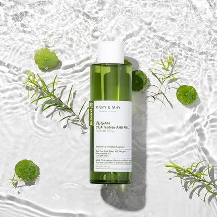 Marienmay Vegan Cica Tea Tree Aha Pha Blemish Toner 200ml