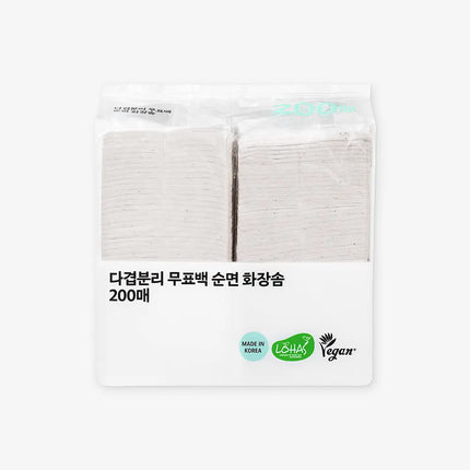 FILLIMILLI Multi Layers Natural Cotton Puff (200P)