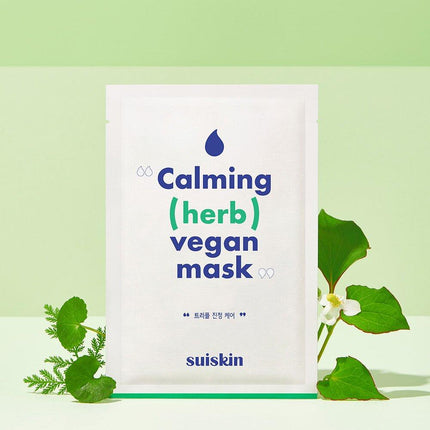 suiskin Calming Herb Vegan Mask Sheet 1ea