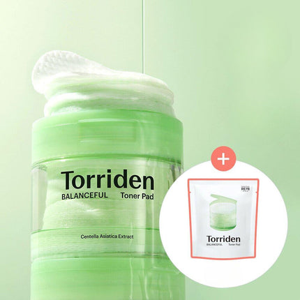 Torriden Balanceful Cica Toner Pad 60P Double Pack (60P+60P Refill)