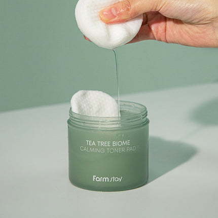 Farmstay Tea Tree Biome Toner Pads 140ml, 70ea