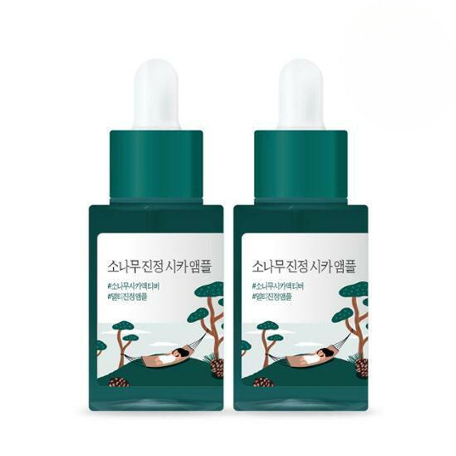 ROUND LAB Pine Tree Soothing Cica Ampoule 30mL Double Pack