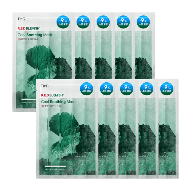 Dr. G Red Blemish Cool Soothing Mask Sheet 10 Sheets