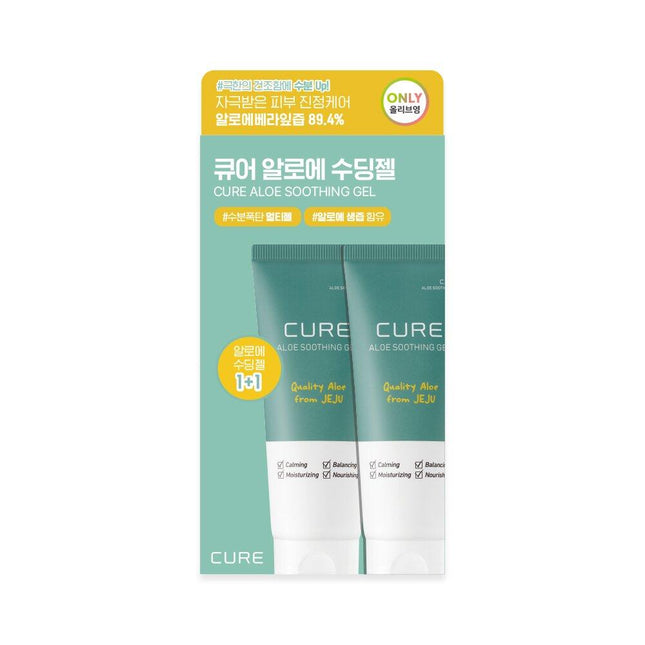 Cure Aloe Soothing Gel Renewed 150mL 1+1 Special Set