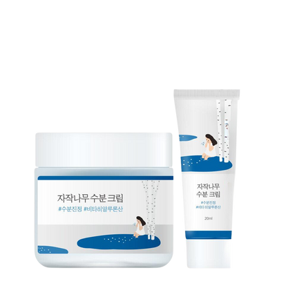 ROUND LAB Birch Juice Moisturizing Cream 80ml + 20ml Special Set