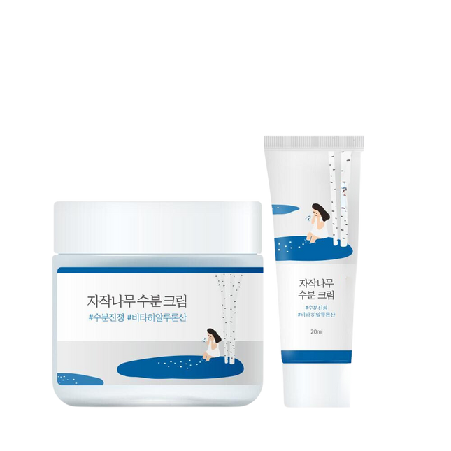 ROUND LAB Birch Juice Moisturizing Cream 80ml + 20ml Special Set