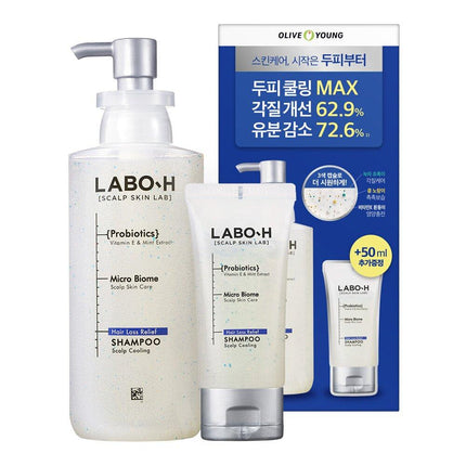 LABO-H Hair Loss Relief Shampoo Scalp Cooling 333mL+50mL