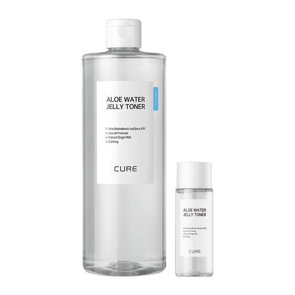 Cure Aloe Water Jelly Toner Special Set 500mL+50mL