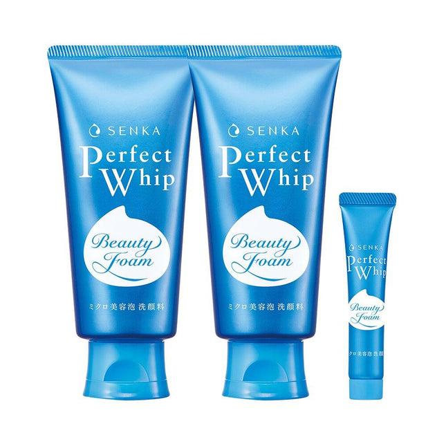 SENKA Perfect Whip Facial Wash 2ea (+PW 15g Gift) Set