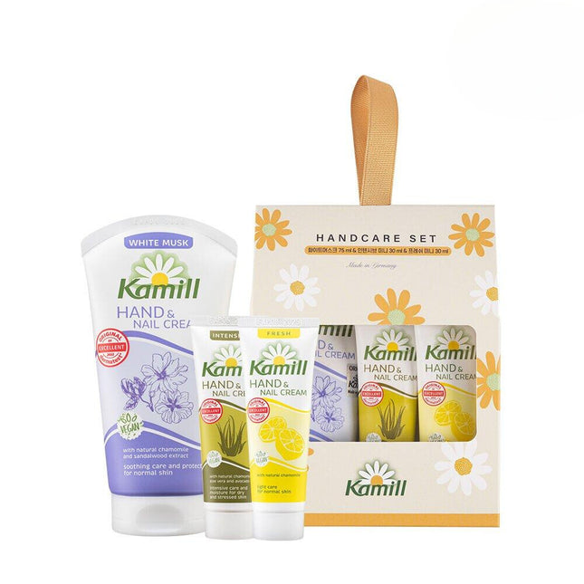 Kamill Hand & Nail Cream White Musk 75mL Special Set (Intensive 30mL + Fresh 30mL)