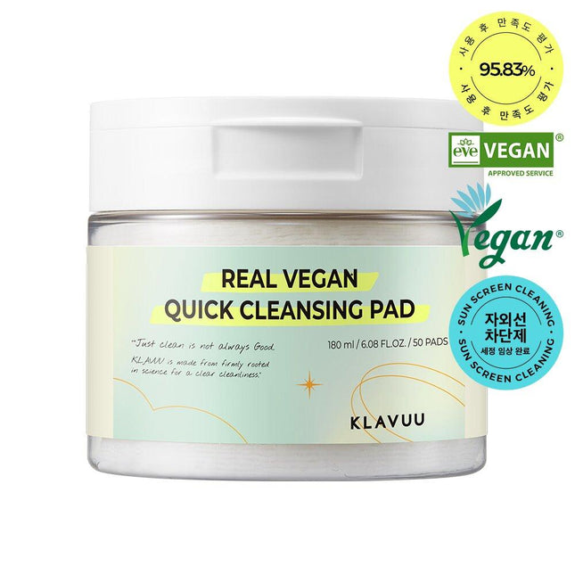 KLAVUU Real Vegan Cleansing Pad 50 Sheets