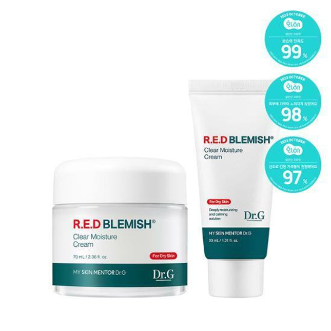 Dr.G Red Blemish Clear Moisture Cream Set (100mL+30mL+Toner 30mL)