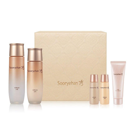 Sooryehan Bichaek Ginseng 2P Special Set (Toner 150mL + Emulsion 130mL + Special Gift)