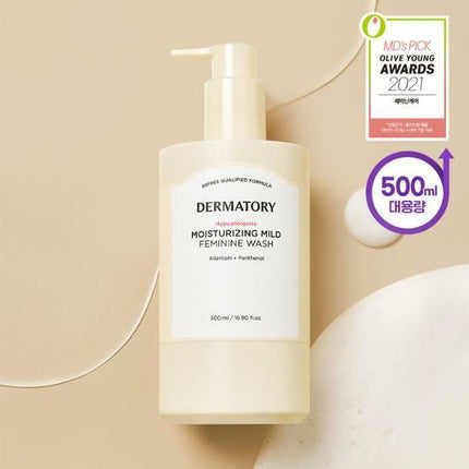 Dermatory Hypoallergenic Moisturizing Feminine Wash 500mL